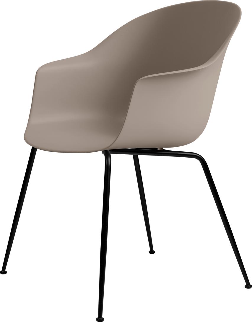 Bat Chair Chaise de salle à manger Indoor / Outdoor Cadre noir Gubi