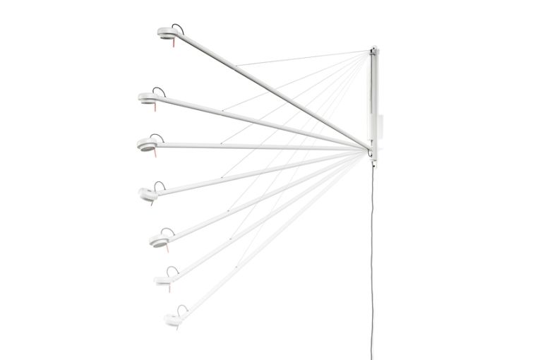 Fifty-Fifty Wall Lamp applique murale blanc crème Hay