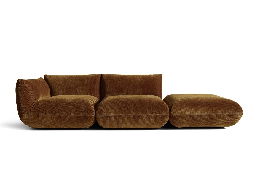 Jalis21 Canapé Tissu Cordon Amber Cor