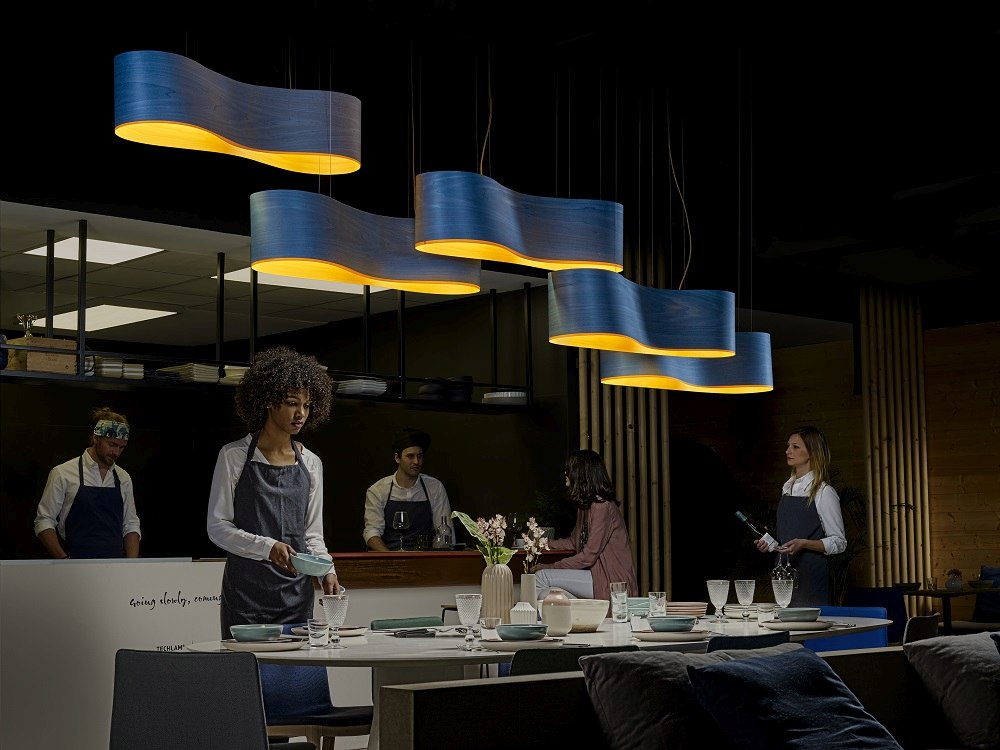 New Wave Suspension Lampe pendentif LZF Lamps
