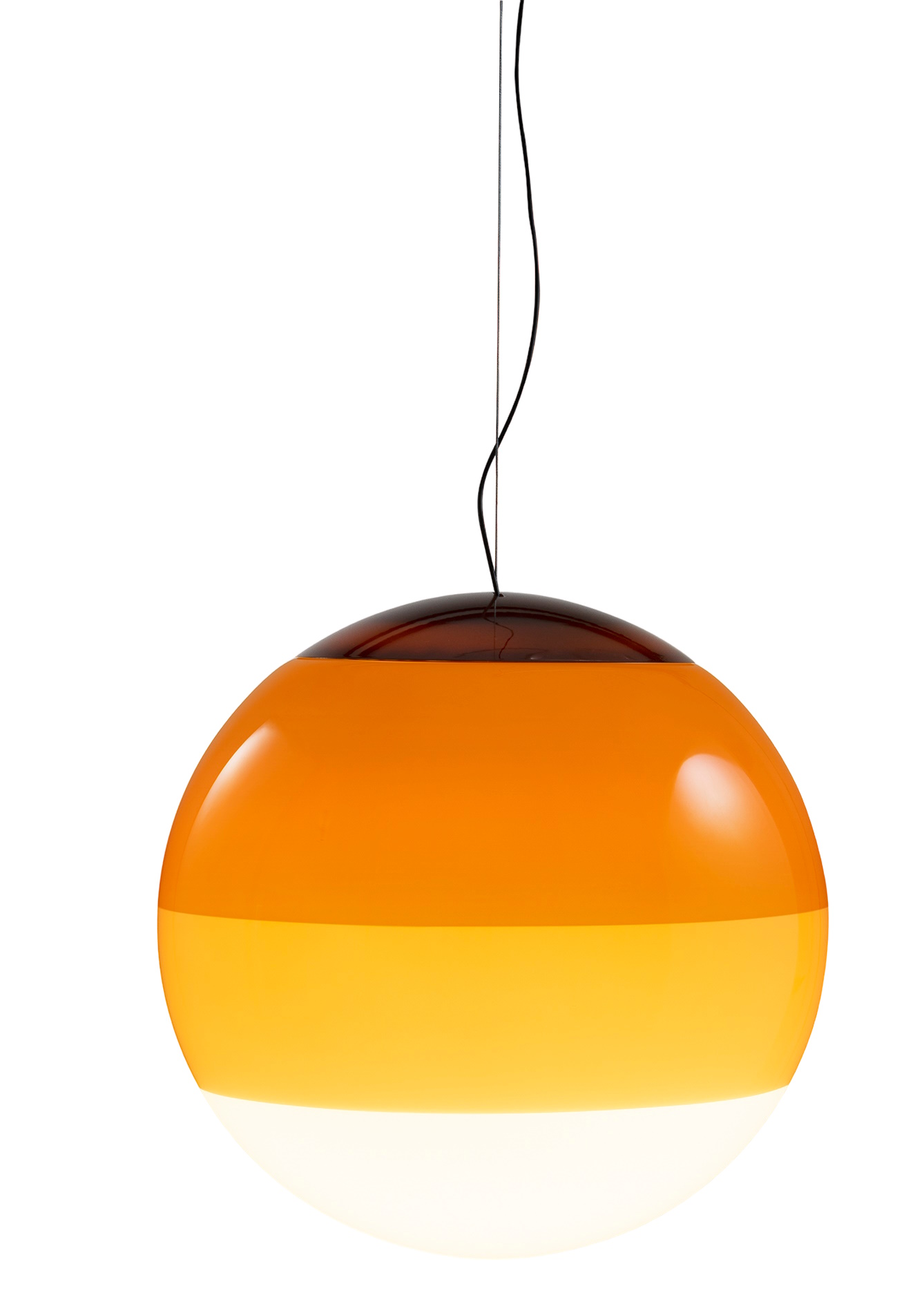Dipping Light 40 LED Suspension marset Ambre
