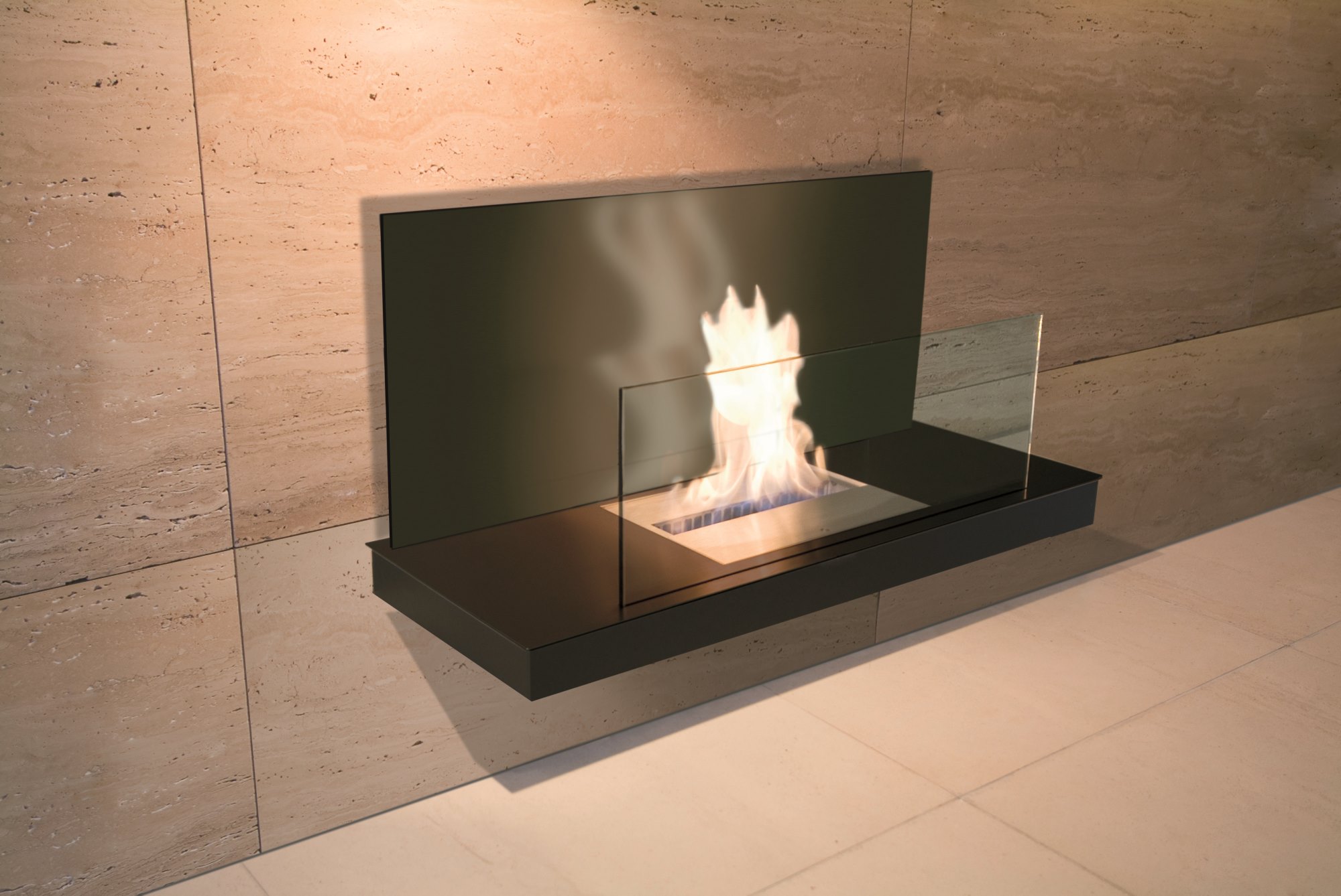 Wall Flame 2 Cheminée Éthanol Radius