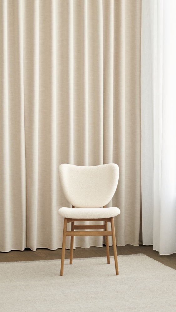 Elephant Dining Chair Chaise Entièrement rembourrée Norr11 Elephant Dining Chair Chaise Entièrement rembourrée Norr11