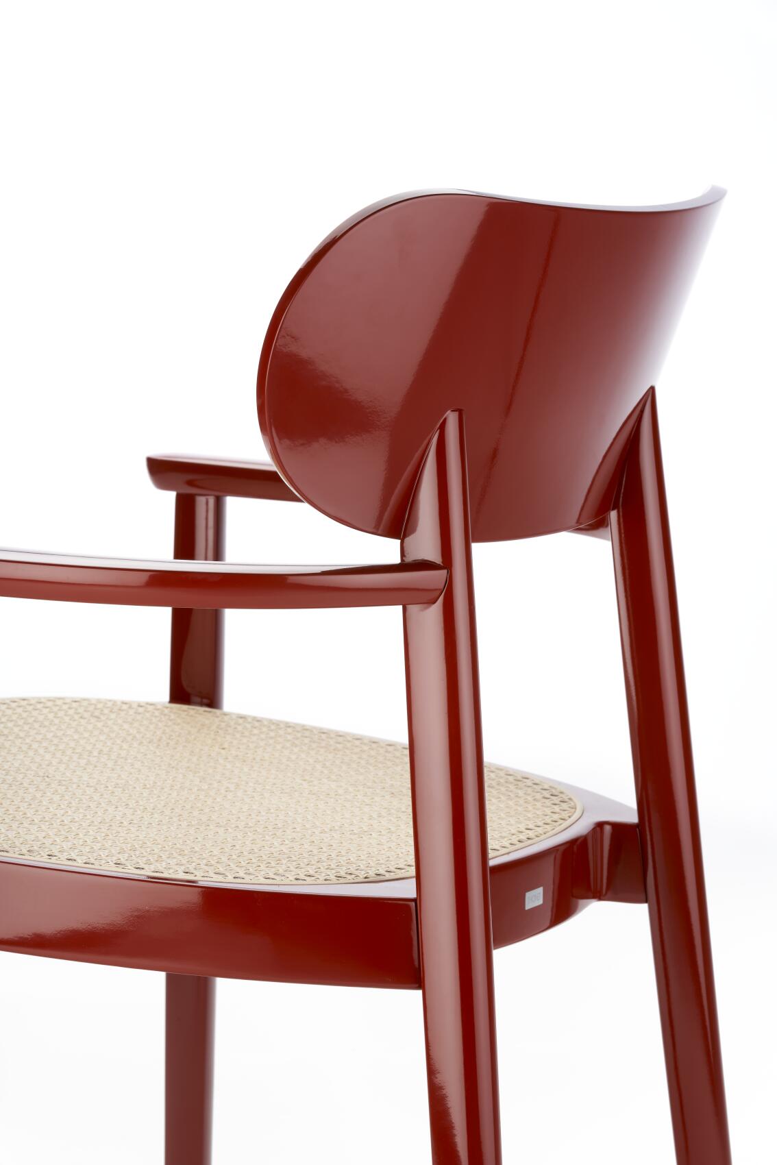 Fauteuil en bois avec accoudoirs 119 F brillant Thonet