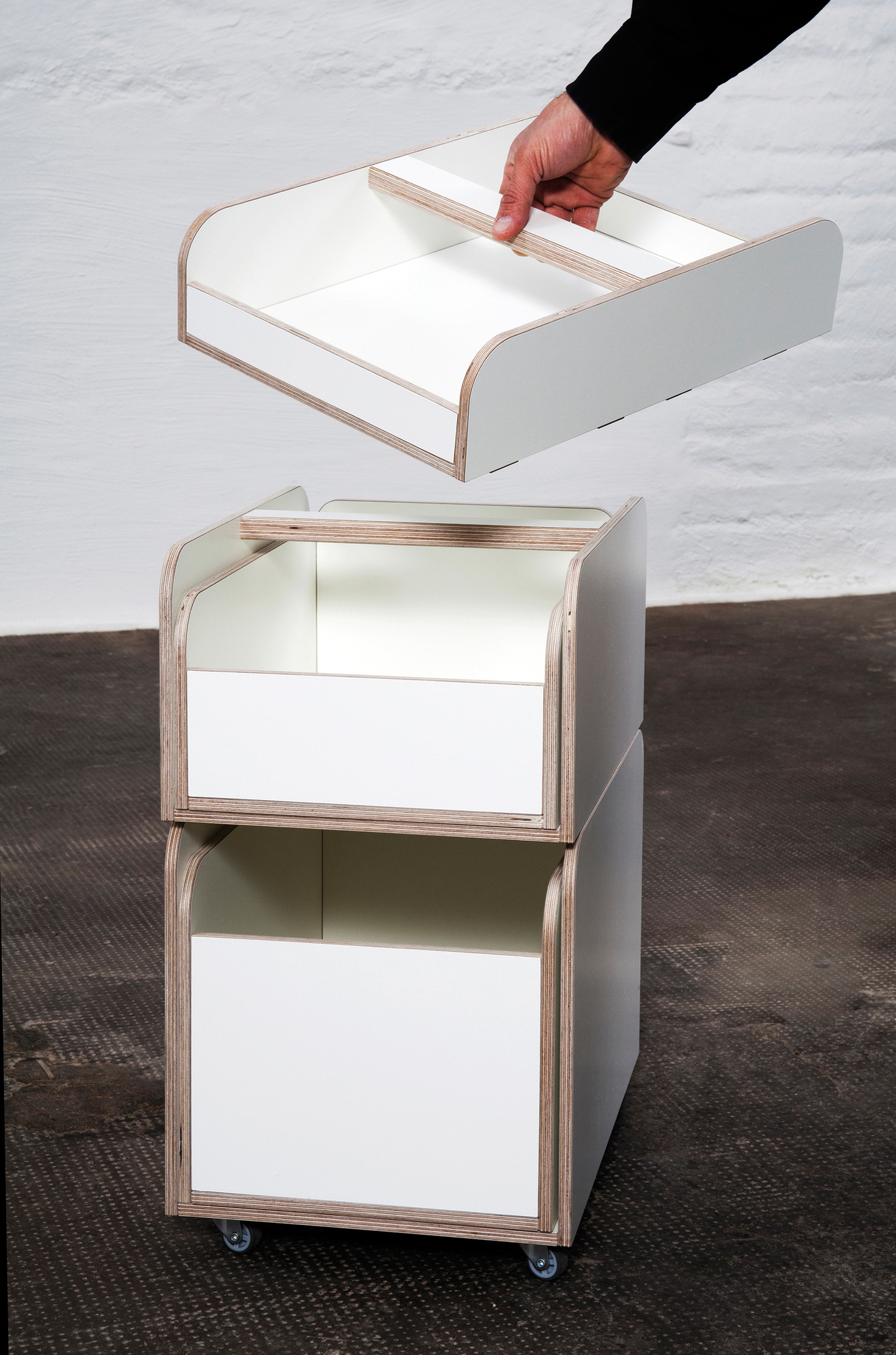 Growing Table conteneur pour table d'enfants Pure Position