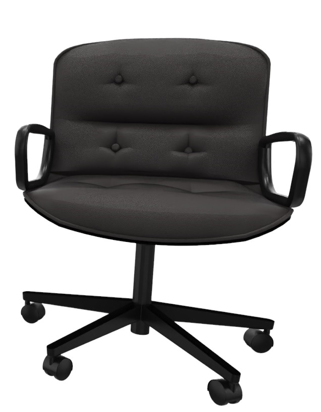 Pollock Executive chaise pivotante avec accoudoirs Knoll International 