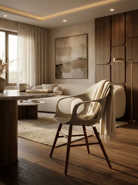 Elephantino Fauteuil bois piètement Kristalia