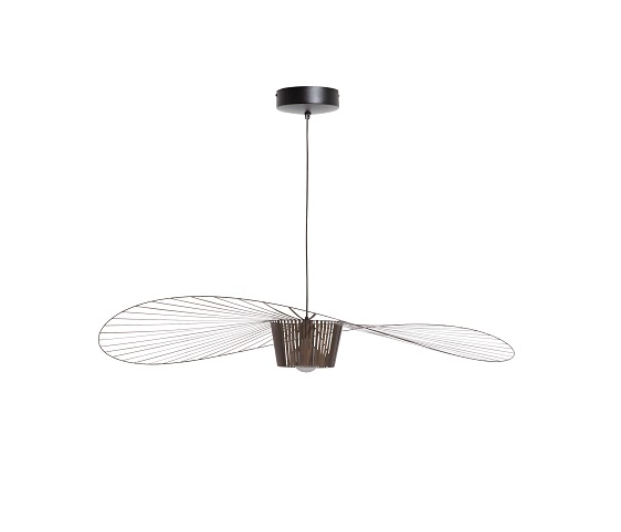 Vertigo Pendelleuchte Medium Bronze von Petite Friture, moderne Hängelampe mit filigranem Design.