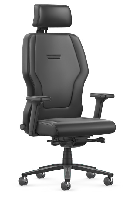 XXLis5 XL113 Chaise pour charges lourdes haute avec appui-tête de Interstuhl Modèle en promotion