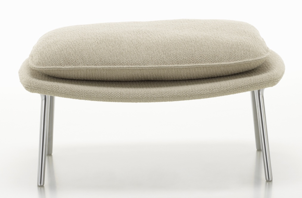 Slow Chair Ottoman Tissu Vitra 