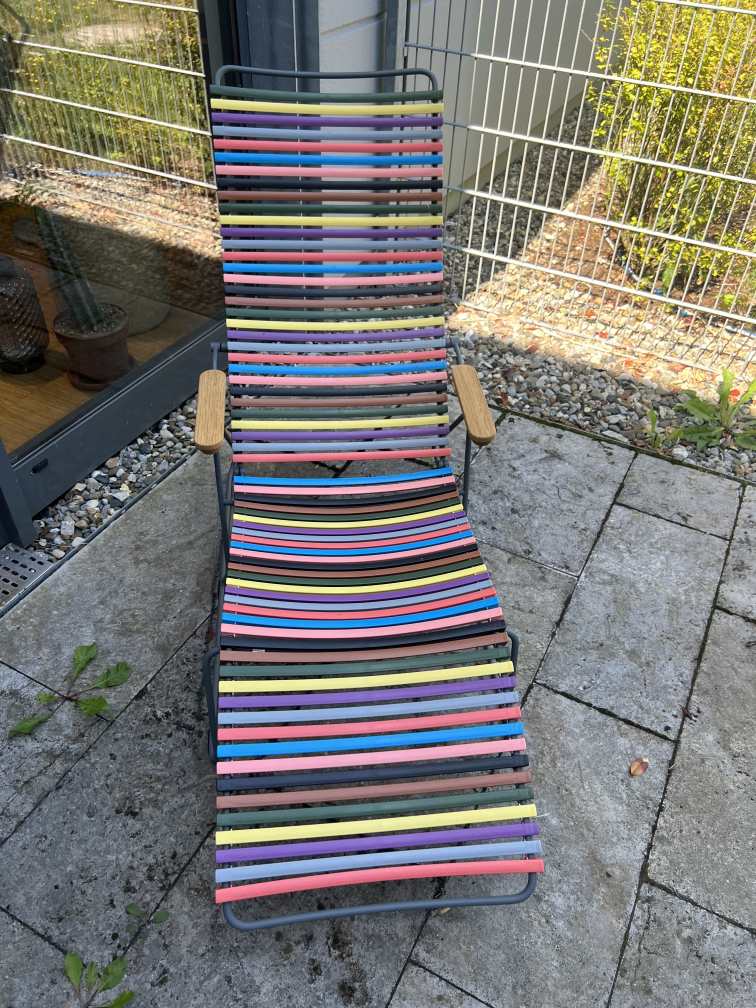 Click Sunlounger Outdoor Chaise longue MULTI COLOR 1 Houe Pièce d'exposition