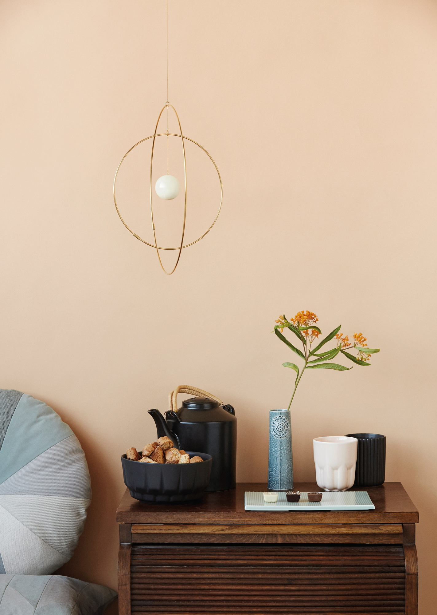 Pipanella Flower dark vase petit Dottir OFFRE SPECIALE
