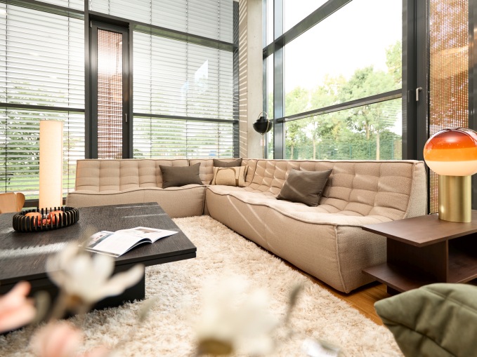 N701 Canapé 2 places gris foncé Ethnicraft