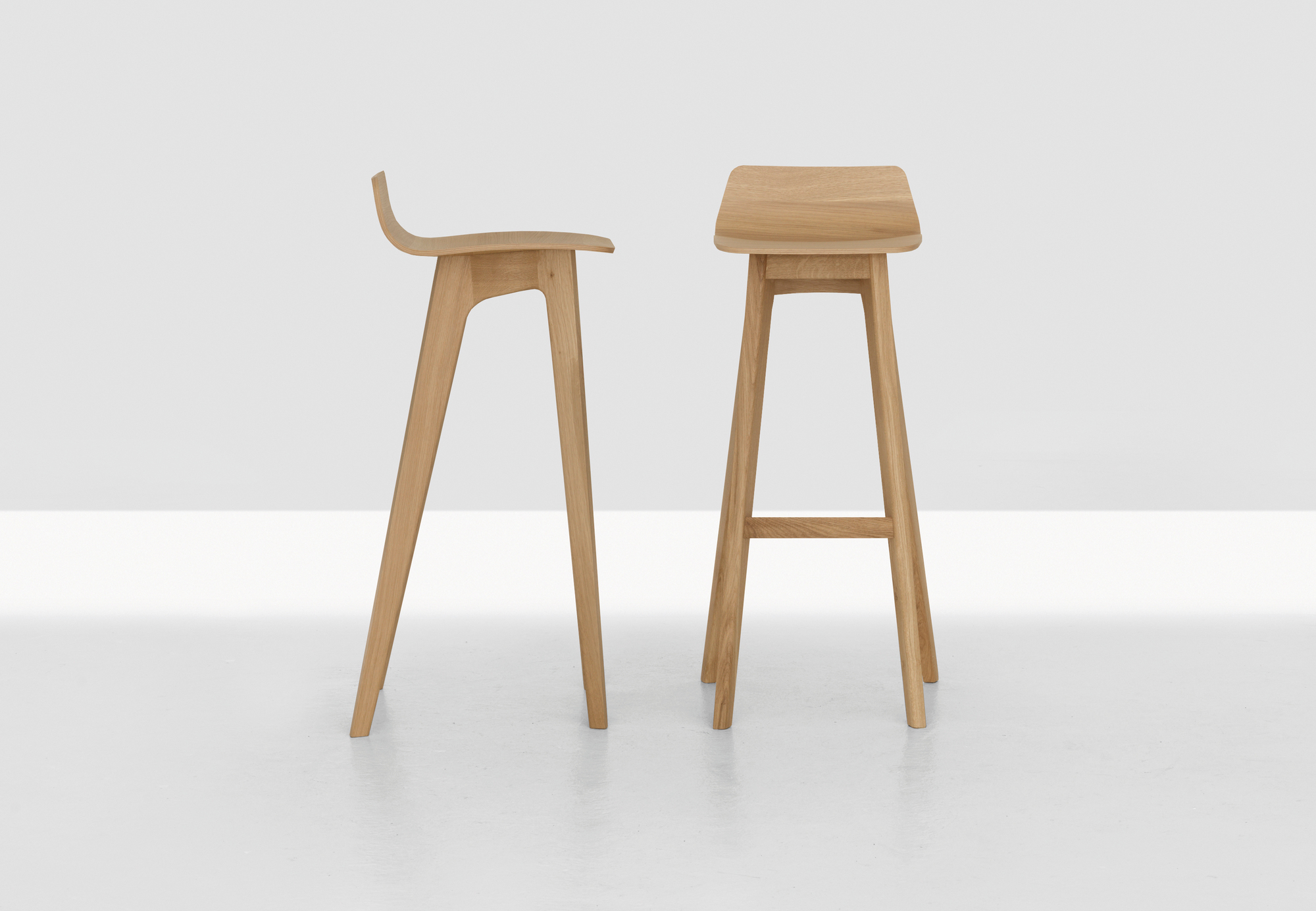 Morph Bar tabouret de bar hauteur du siège 65 chêne Zeitraum