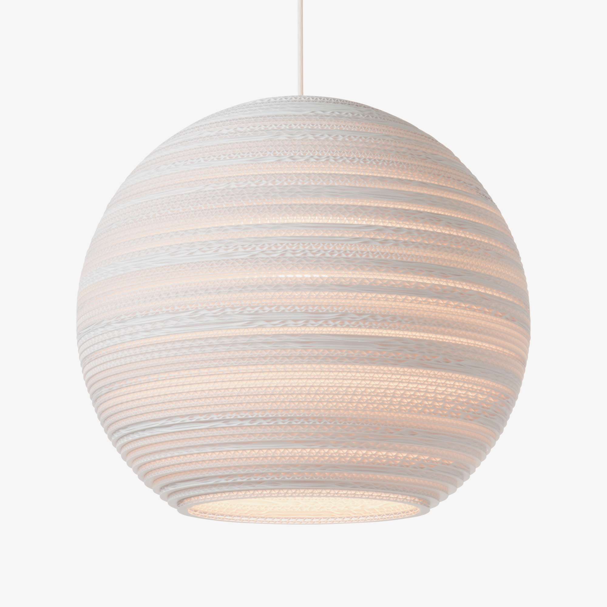 Scraplights Moon 18 Lampe suspendue Blanc Graypants
