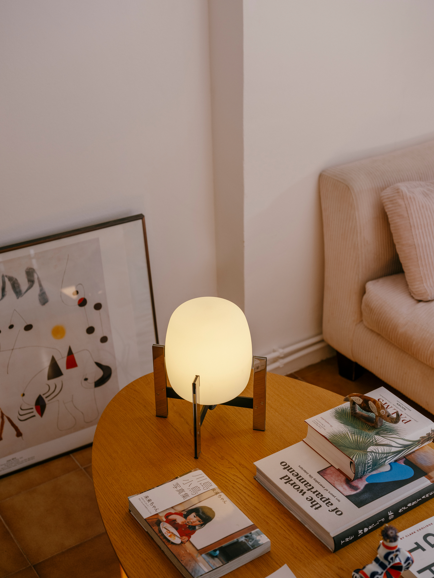 Cestita Metálica lampe de table / lanterne de table Santa & Cole