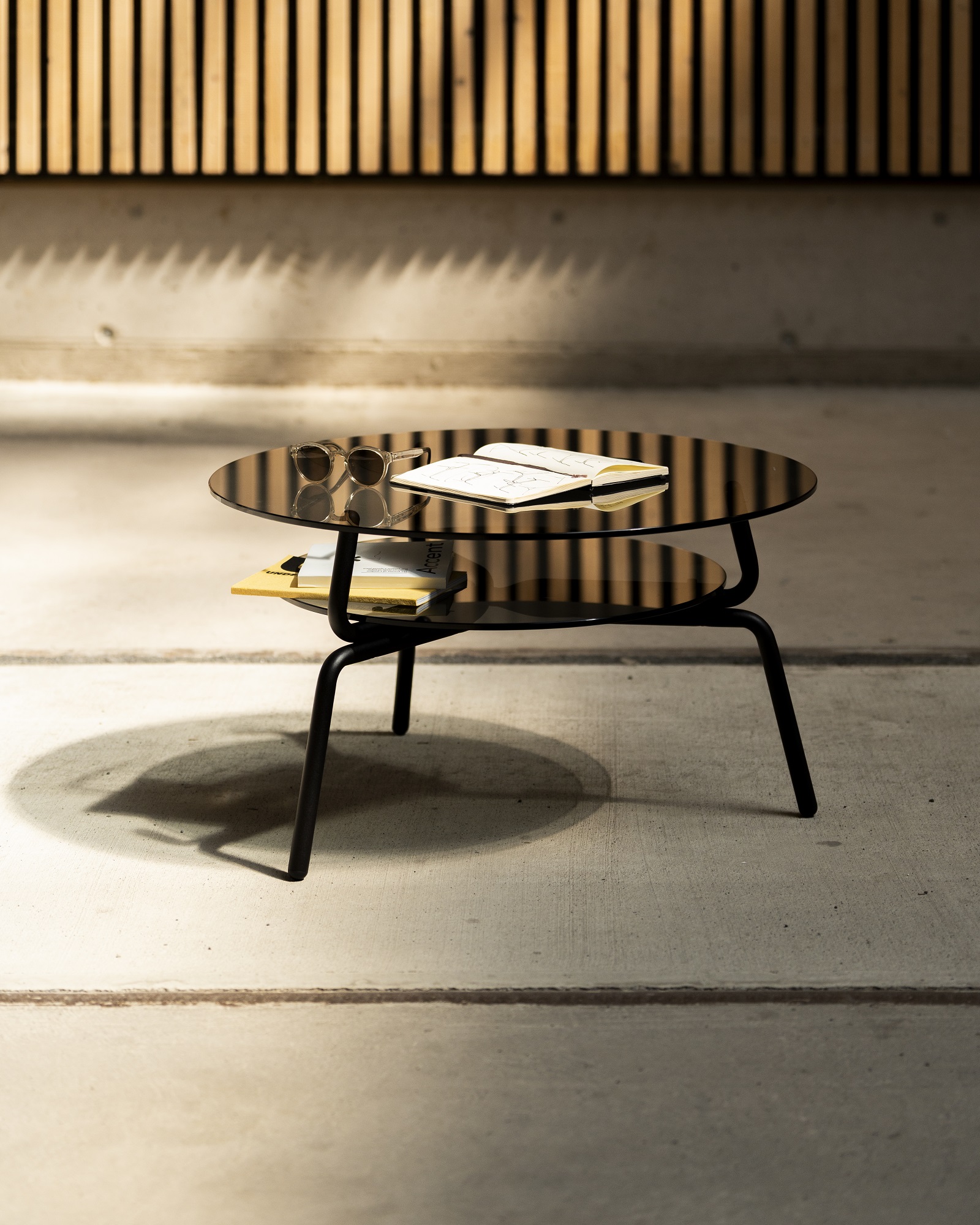 Lej Table basse transparente Mox