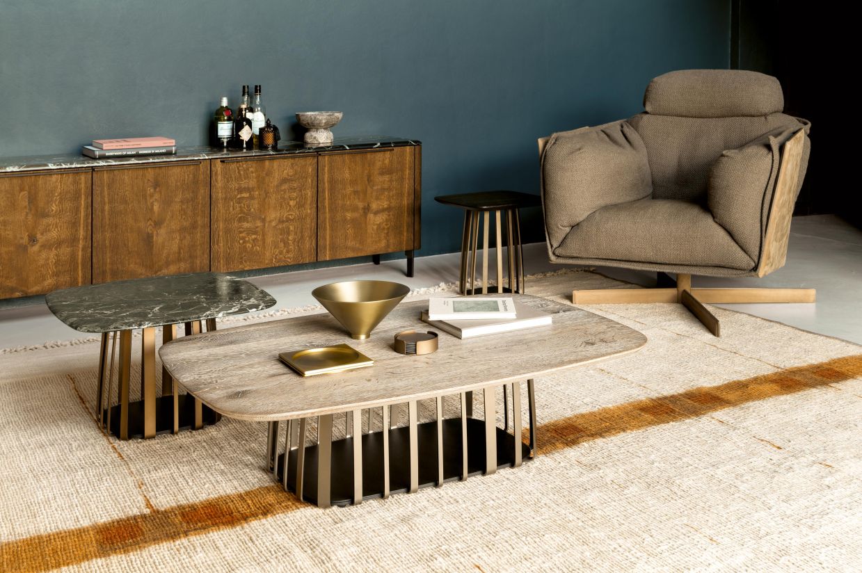 BC 11 Basket Sideboard 4 portes Chêne fumé - Verde Lepanto Janua