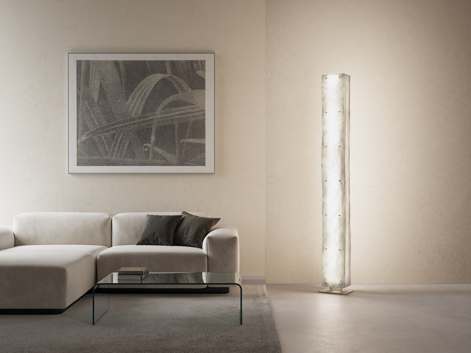 Totem Floor lamp Lampe a Pied stele Totem Floor lamp Lampe a Pied stele