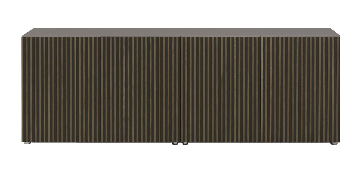 Leon Decor Buffet 4 portes Beige Gris Casamania Horm