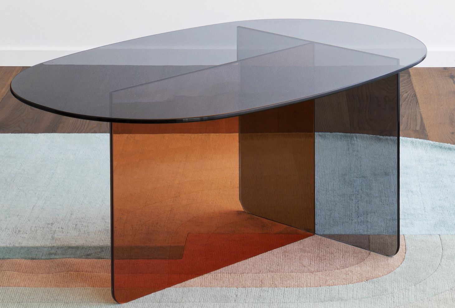 Chap Coffee Table / Table d'appoint Verre L 90 cm Miniforms
