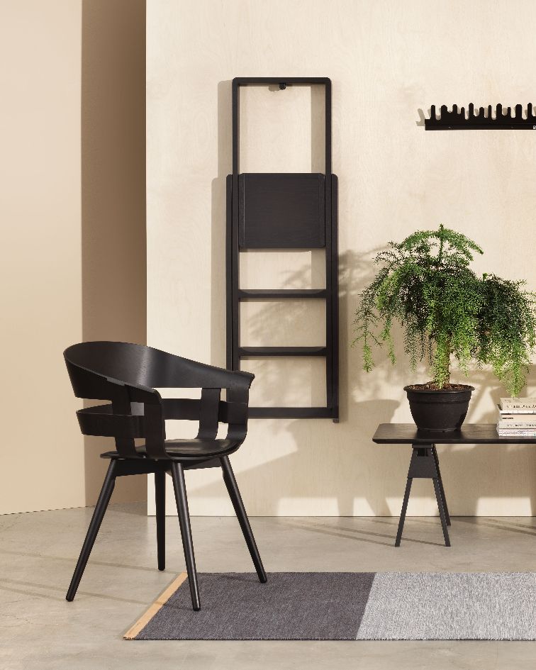 Step Ladder Escabeau chêne foncé Design House Stockholm