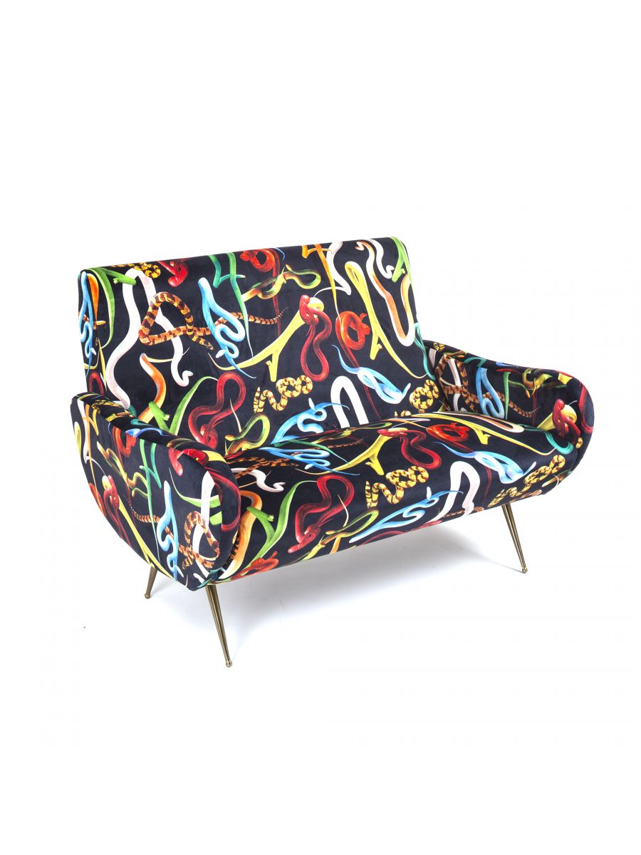 Toiletpaper canapé 2 places Snakes Seletti