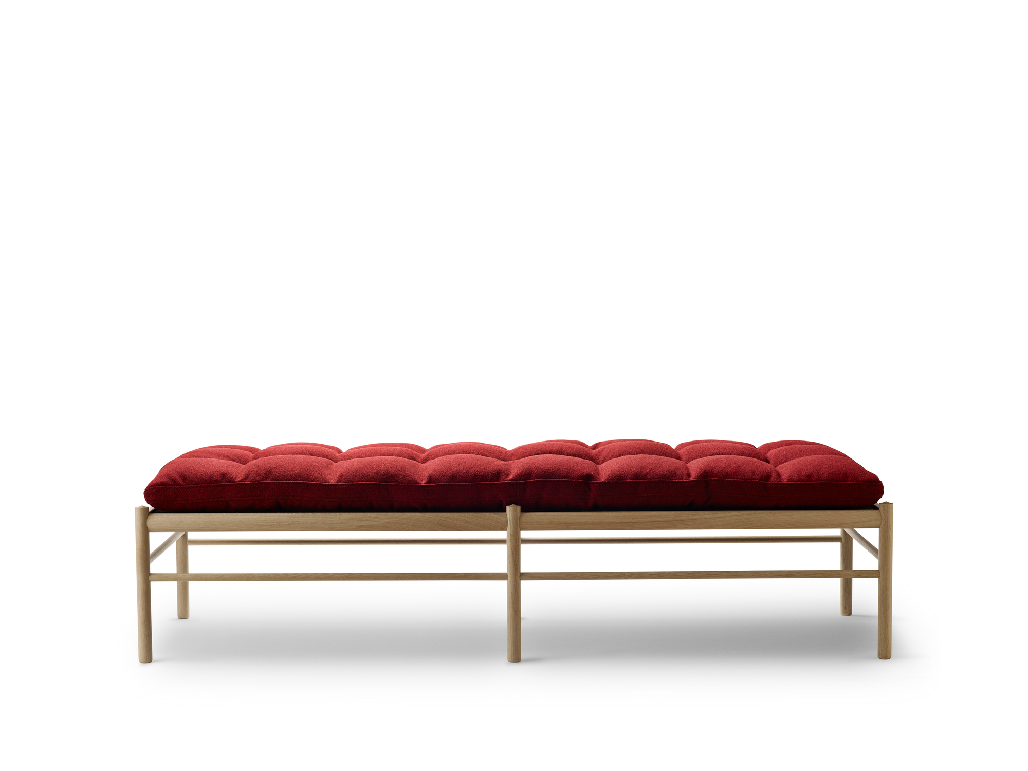 OW150 Daybed Lit de repos Carl Hansen &amp; Søn Cuir brun Sif 95