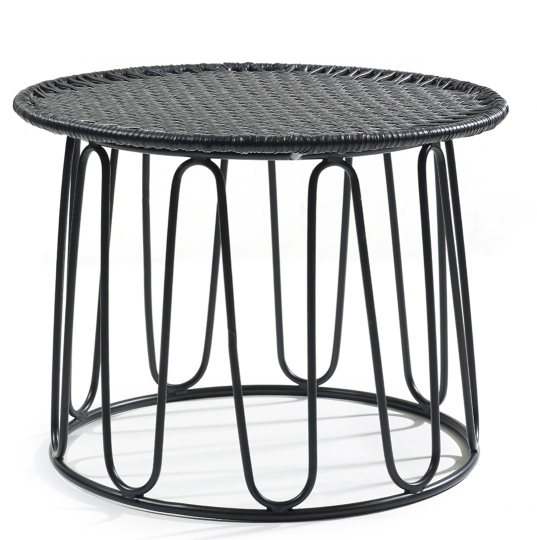 Circo Side Table Table d'appoint Outdoor ames Noir mat / Noir