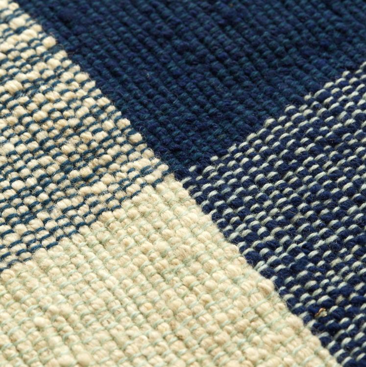  Nobsa Rug Small Tapis ames Bleu marine / Vert clair / Crème