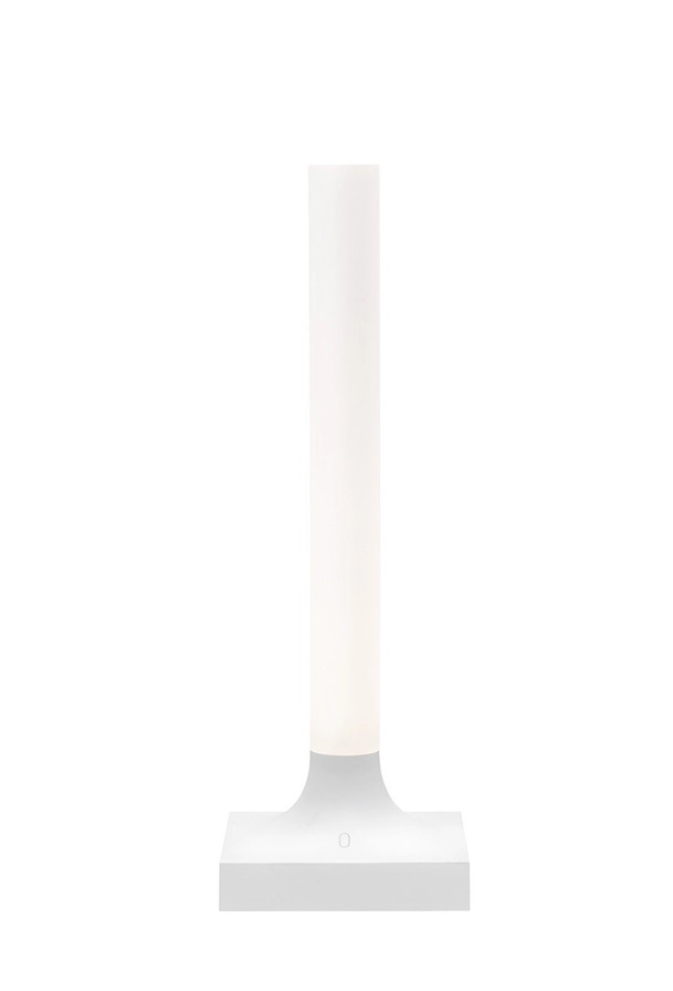 Goodnight d'extérieur Batterie lampe Kartell Blanc mat
