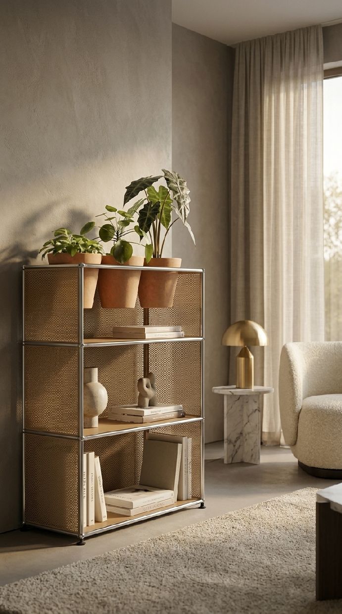 Buffet USM Haller M56 avec accessoires pour plantes - LIVRAISON RAPIDE