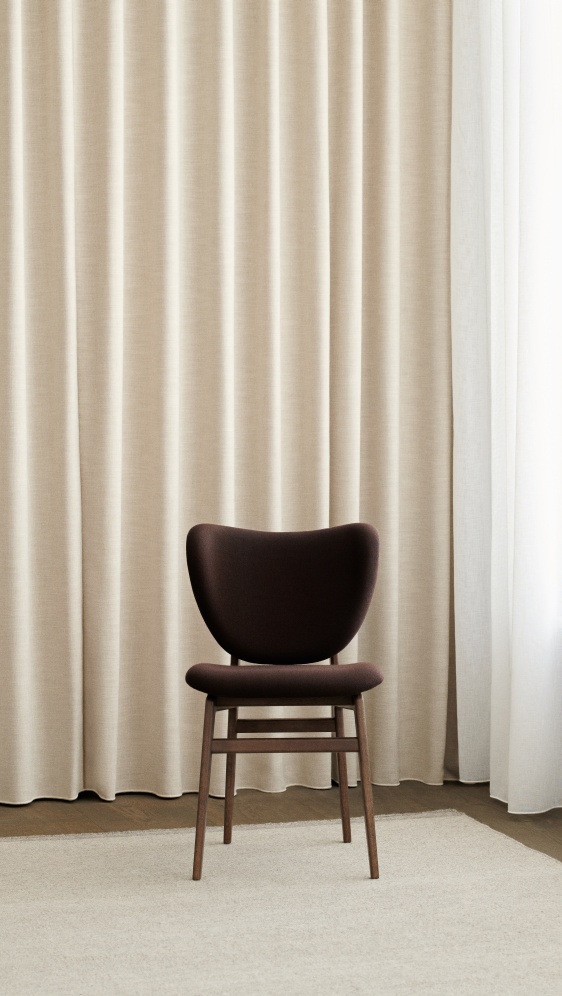 Elephant Dining Chair Chaise Entièrement rembourrée Norr11 Elephant Dining Chair Chaise Entièrement rembourrée Norr11