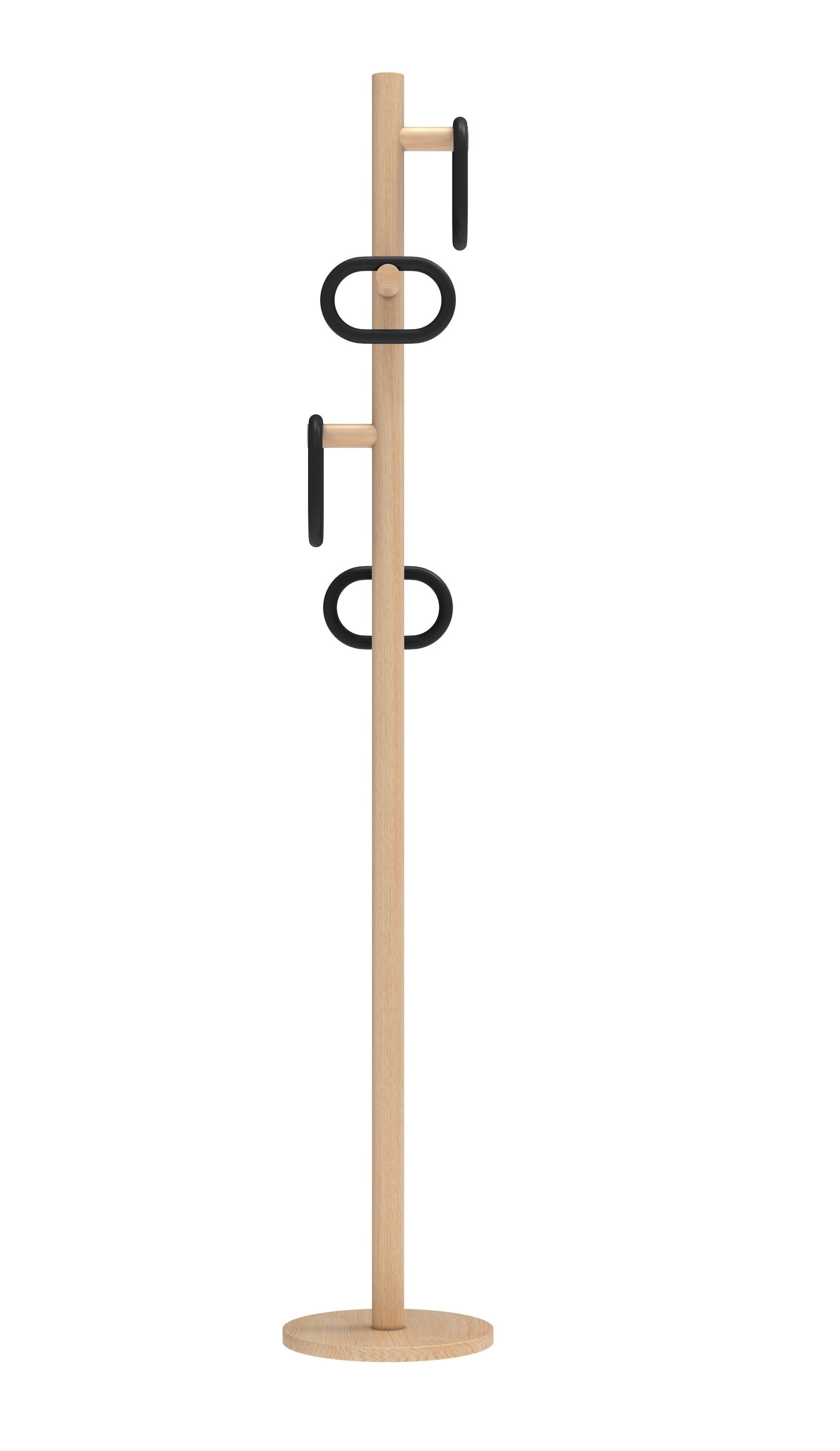 Fernand Coat Stand Porte-manteau Hartô Chêne / Noir