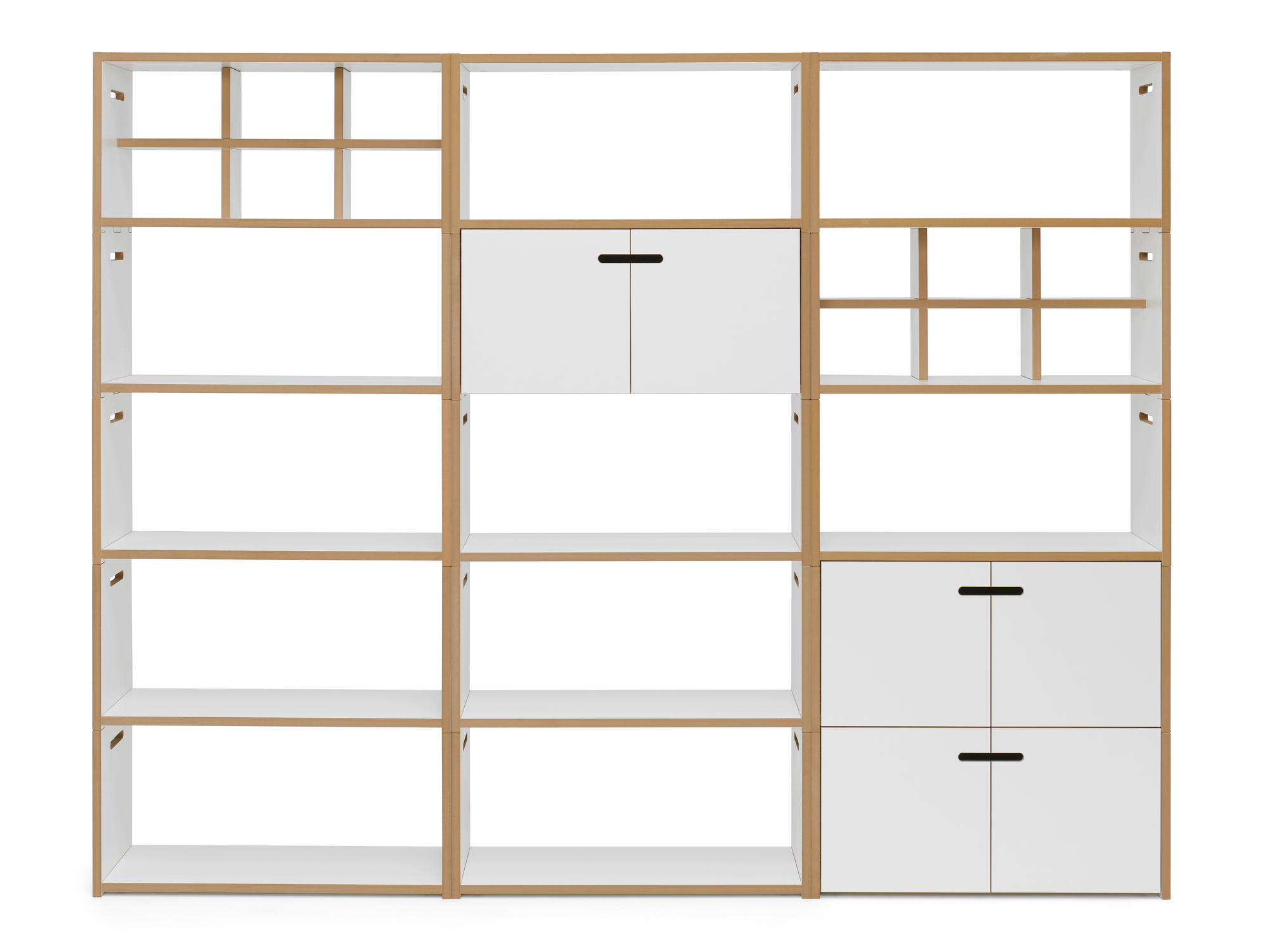 Hochstapler étagère module de base avec portes Tojo