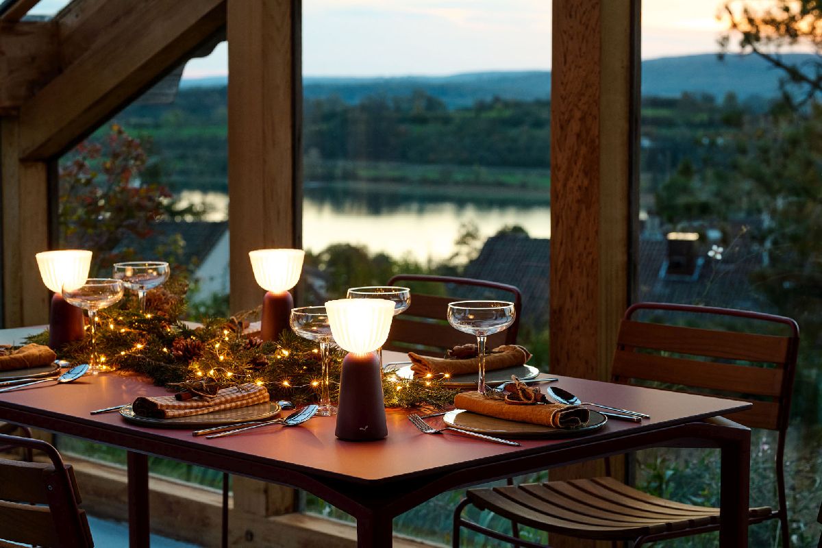 Calvi Table Table de salle à manger d'intérieur 160x80 cm Fermob