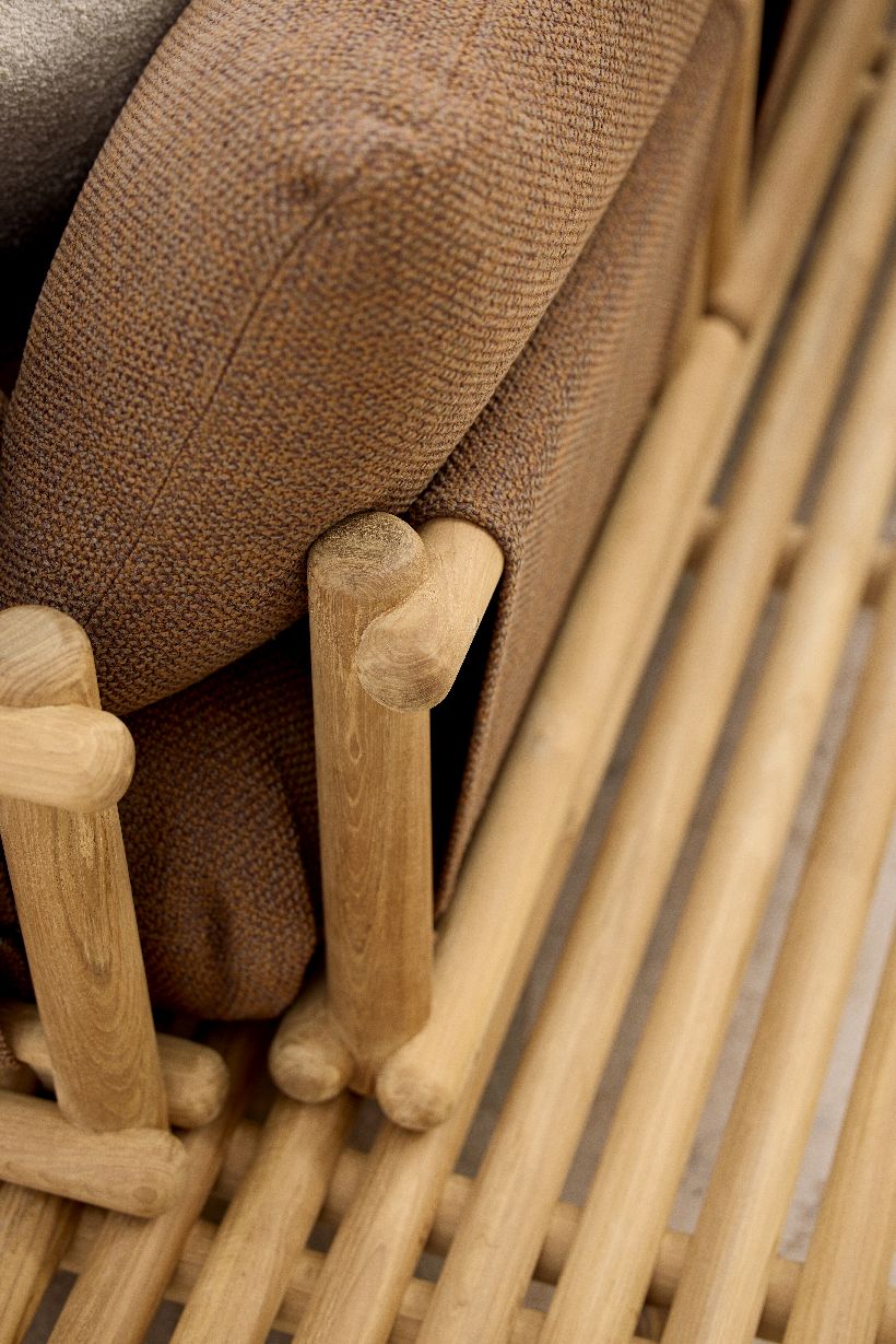 STICKS PLATFORM Grand canapé d'angle Extérieur Cane-Line