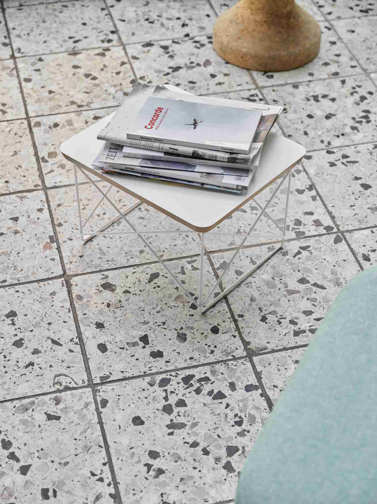 Occasional Table LTR Table d'appoint HPL Blanc Vitra NOUVELLE VERSION