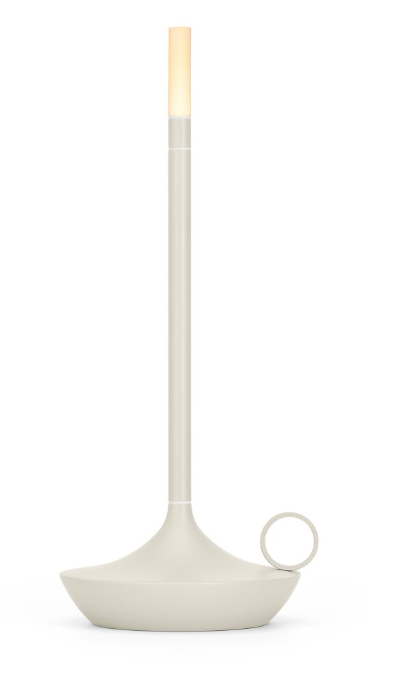 Wick Portable Lampe de batterie / Lampe de table avec USB Graypants
