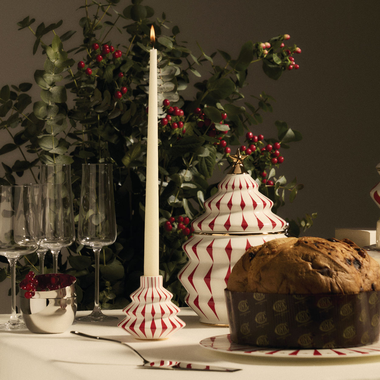 Delight Bougeoir Porcelaine Alessi 