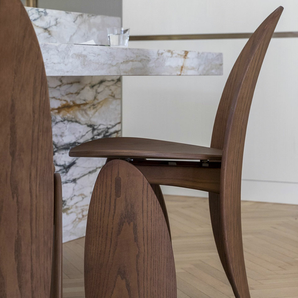 Chaise Lunee non rembourrée Mogg