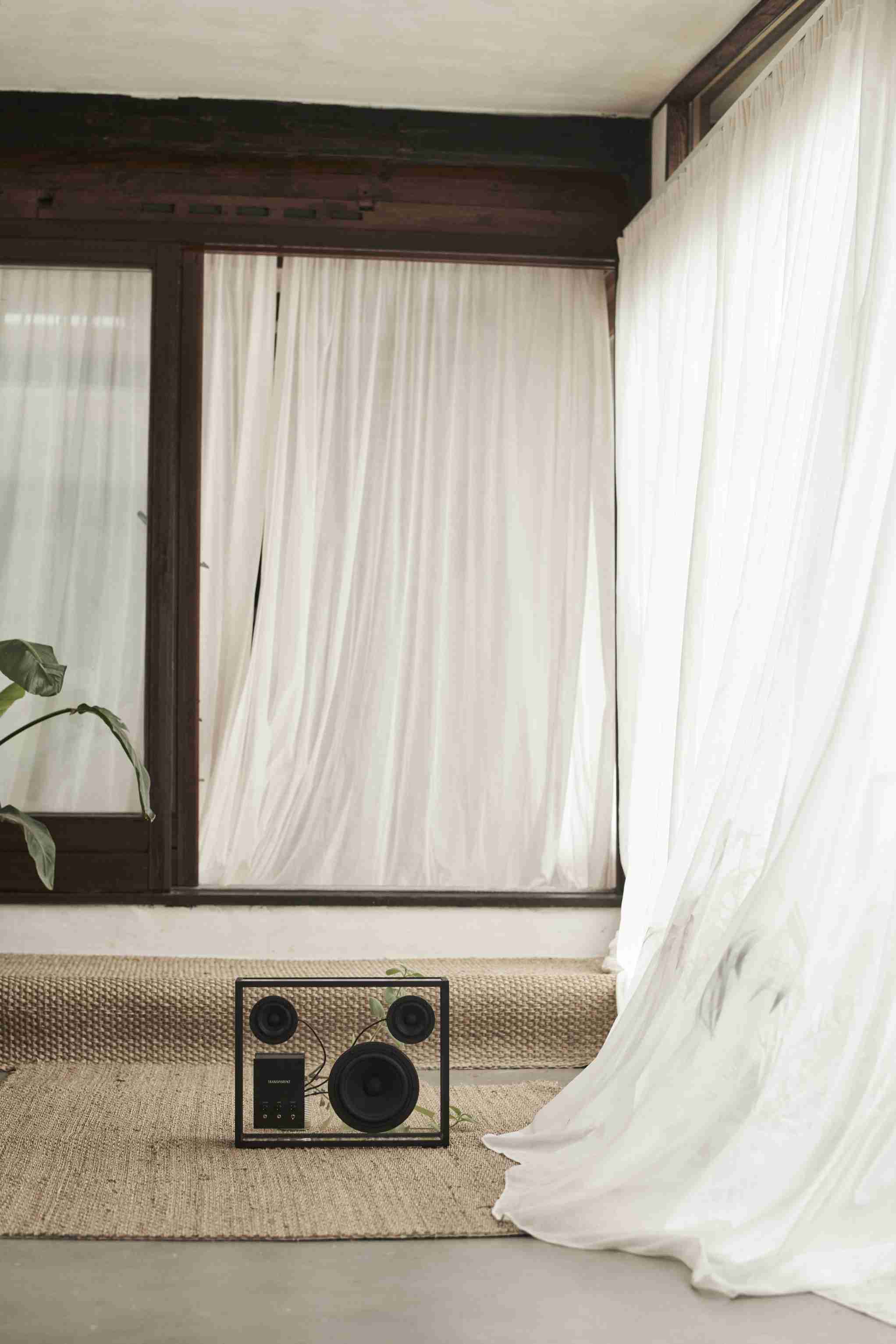 Haut-parleur transparent Transparent