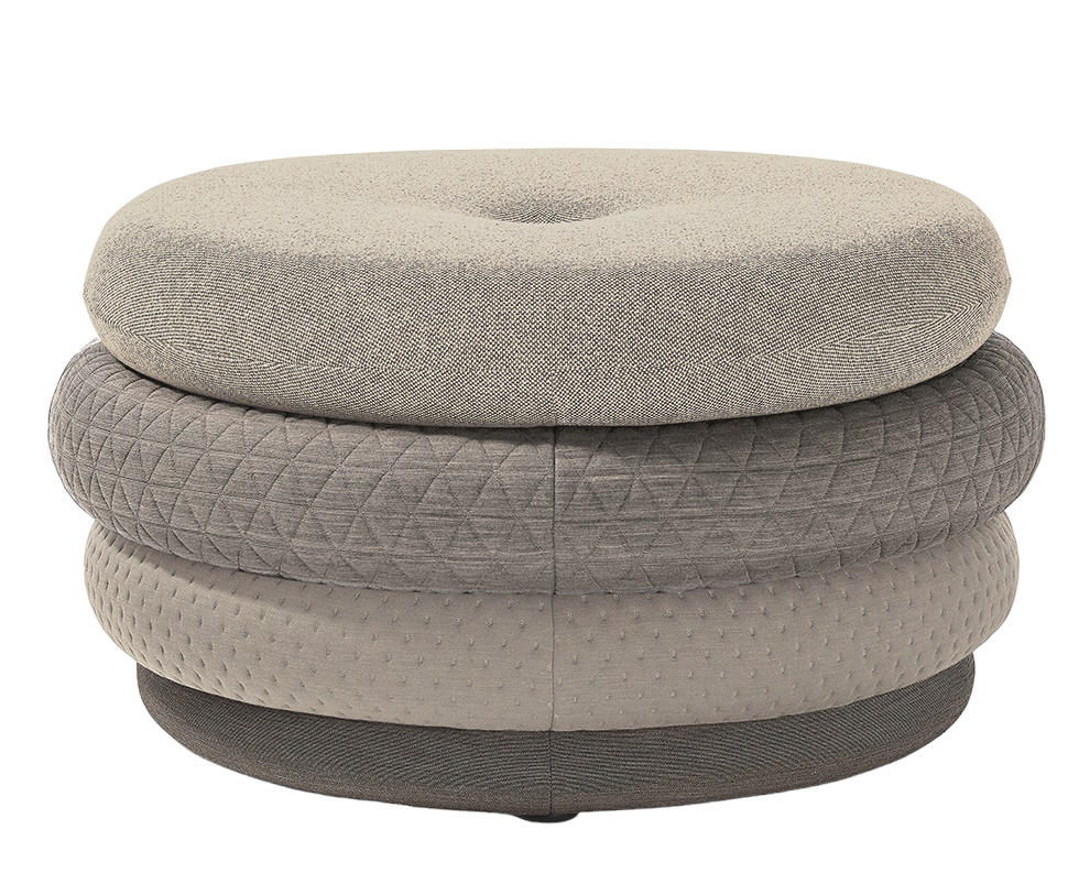 Fat Tom Pouf Lounge - Tabouret sans pieds Richard Lampert Beige
