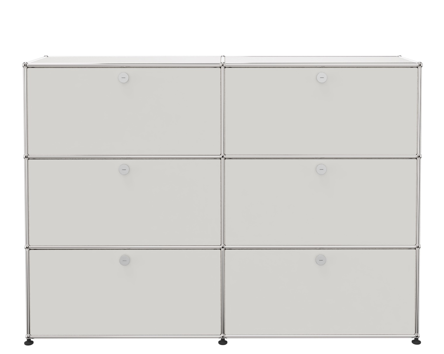 USM Haller Highboard 6 volets Blanc pur - LIVRAISON RAPIDE   