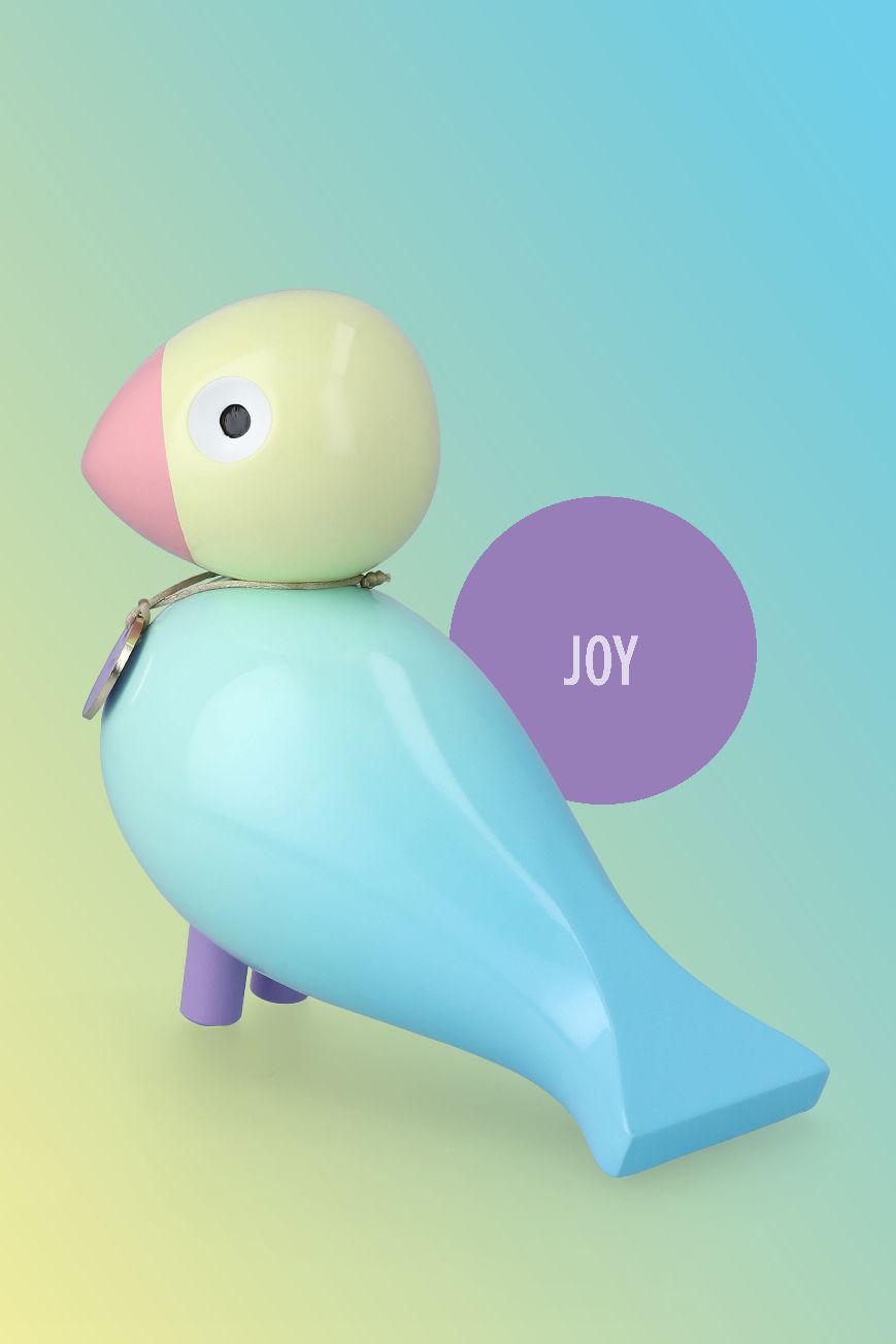 Story Bird Joy figurine en bois d'oiseau Kay Bojesen