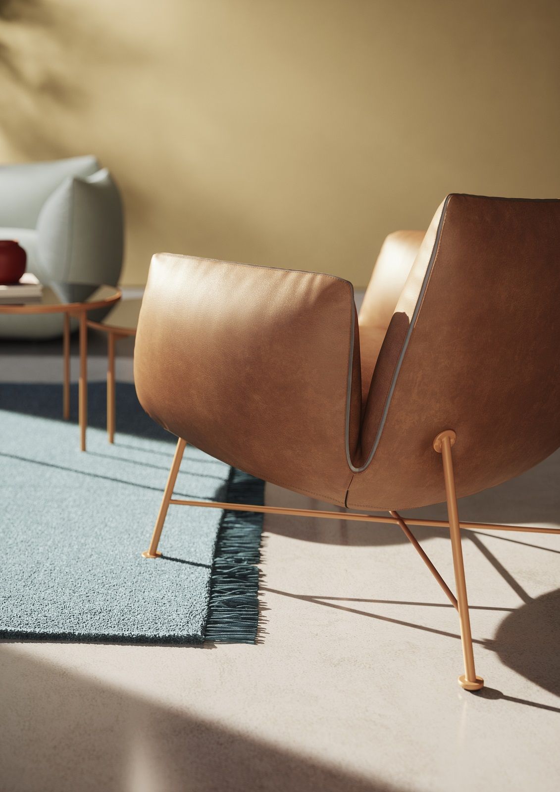 Jalis Clubsessel / Fauteuil lounge Structure filaire Cor