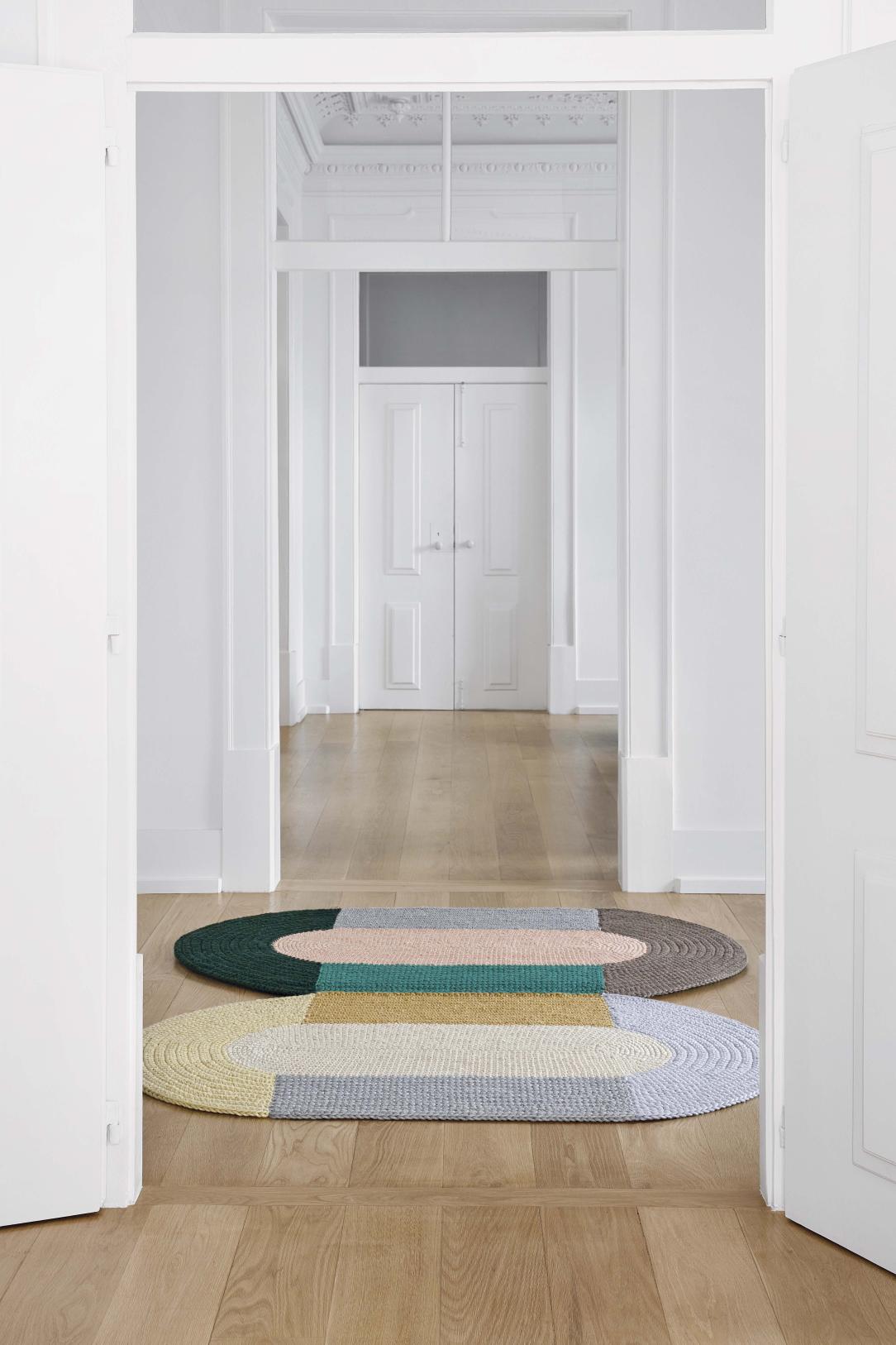 Tapis The Crochet Collection Embroidery 180x100 cm Gan Beige