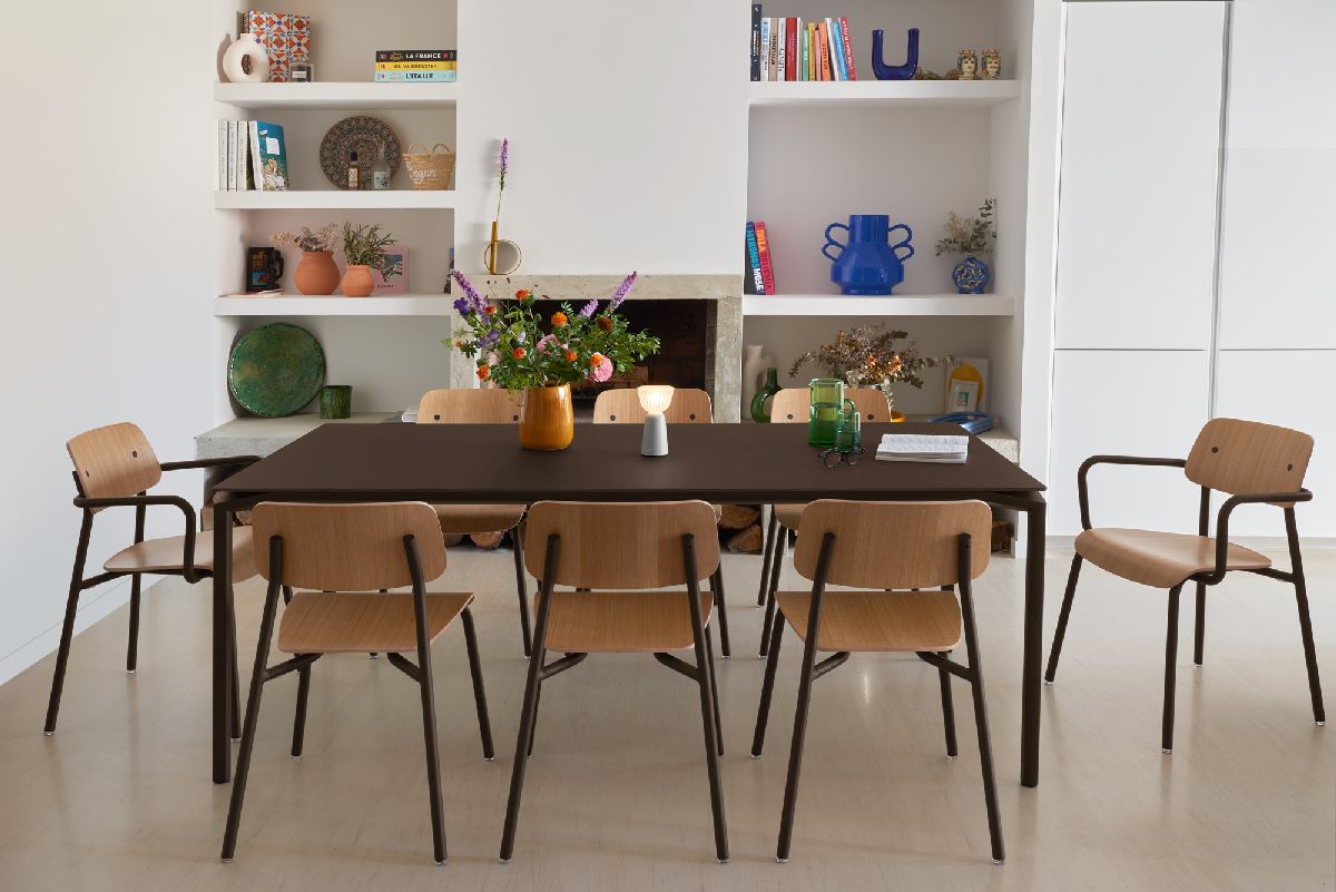 Calvi Table Table de salle à manger d'intérieur 195x95 cm Fermob