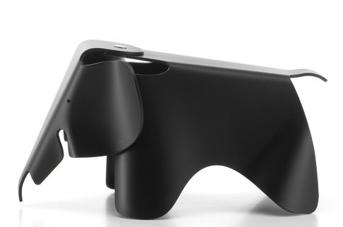 Eames Elephant Small petite RE Vitra noir profond