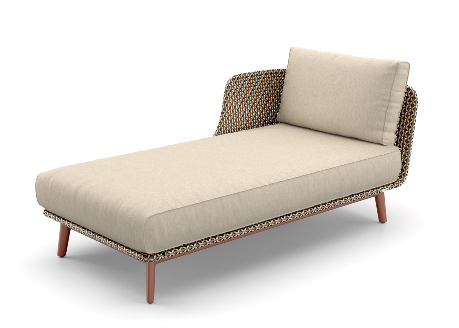 MBARQ Outdoor Daybed chaise longue à droite DEDON